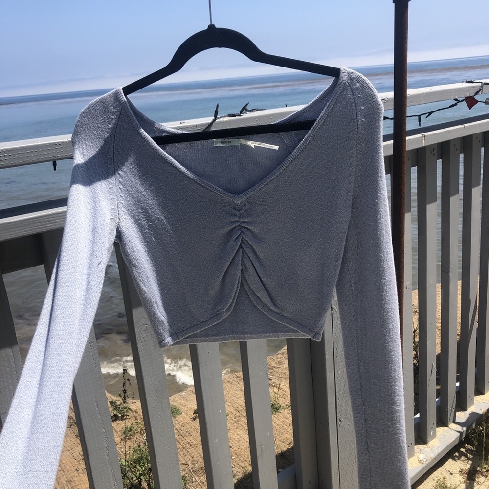 Sweater crop top